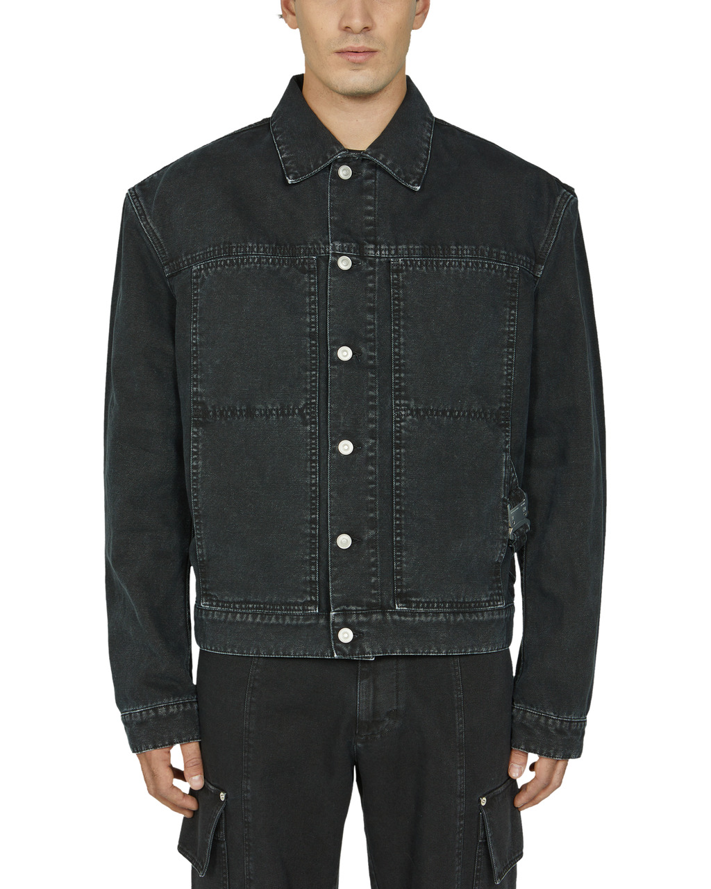 BUCKLE CANVAS JACKET - 2