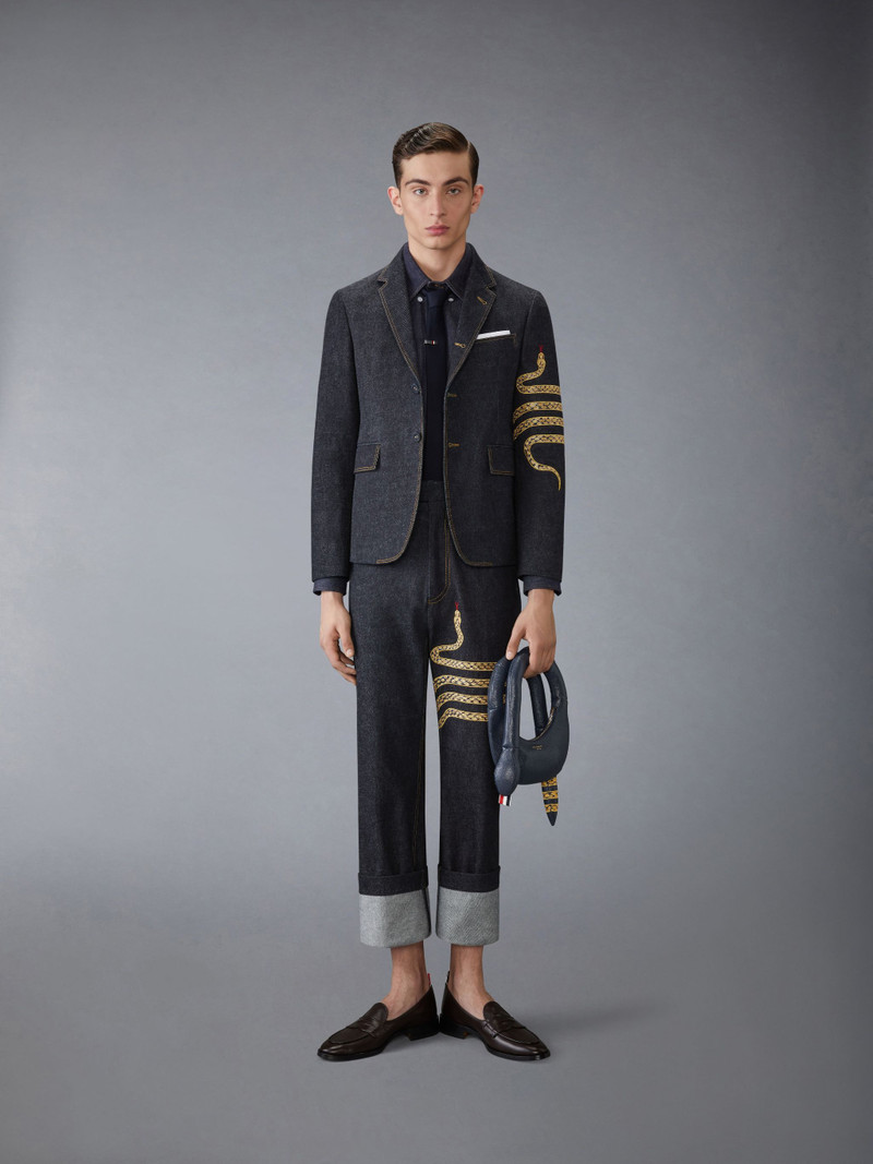 LUNAR NEW YEAR STRAIGHT FIT DENIM SHIRT 4