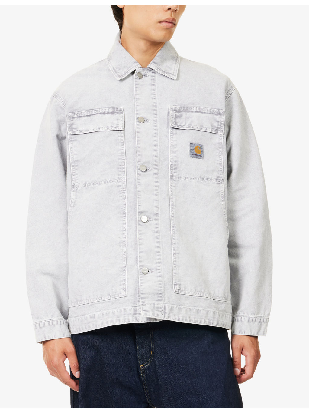 Arctic Brand-Patch Cotton Denim Jacket - 3