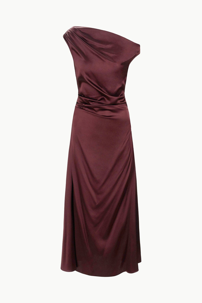 STAUD PHARE DRESS MERLOT 1