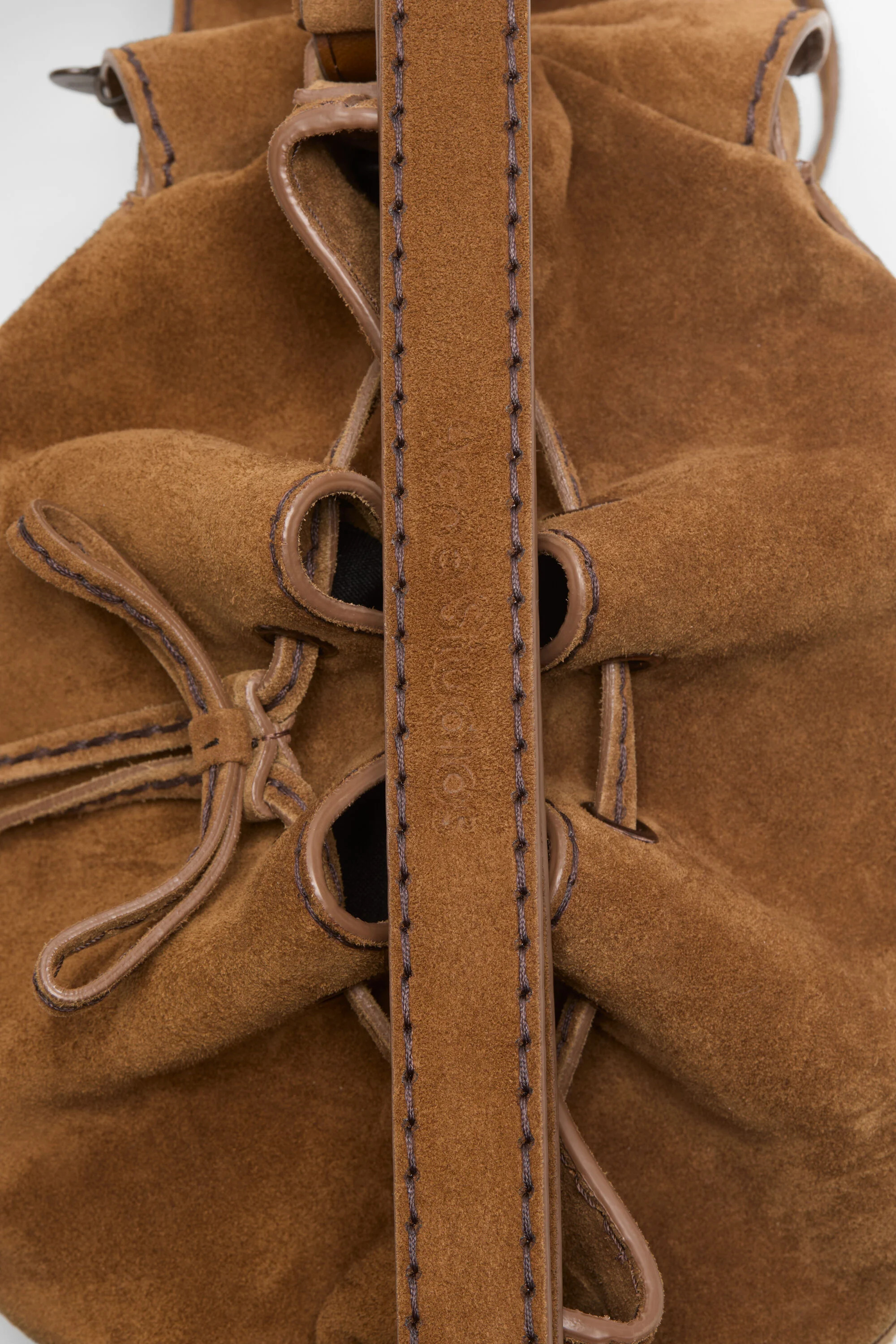 Multipocket Bucket Bag - Cognac brown - 5