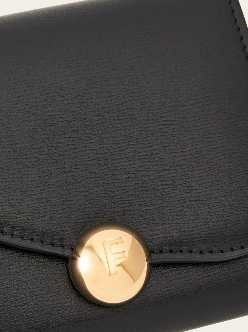 Asymmetrical flap compact wallet 5