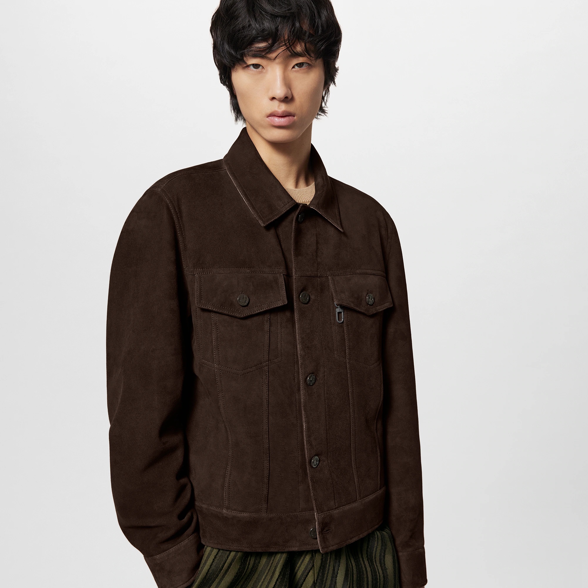 Suede Denim Jacket - 4