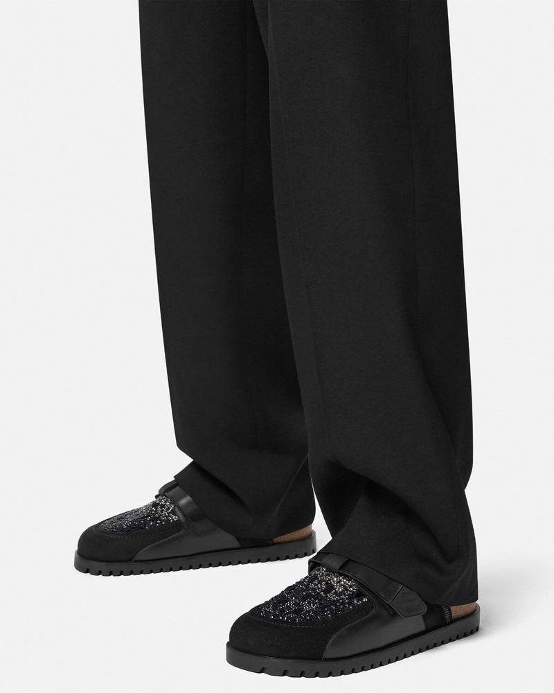 Crystal Suede Mules 3