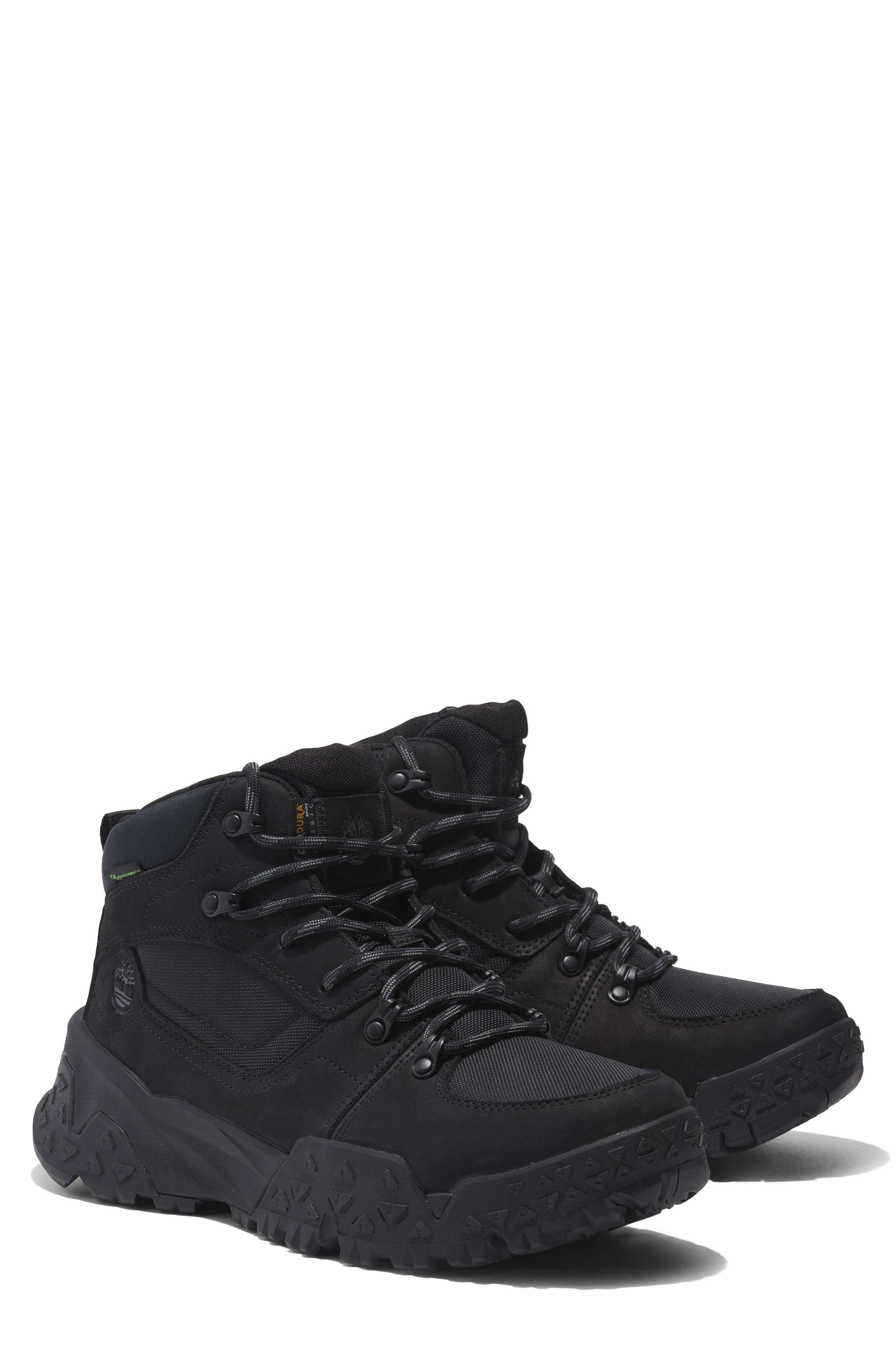 Timberland Motion Scramble Waterproof Boot in Black Nubuck at Nordstrom - 9