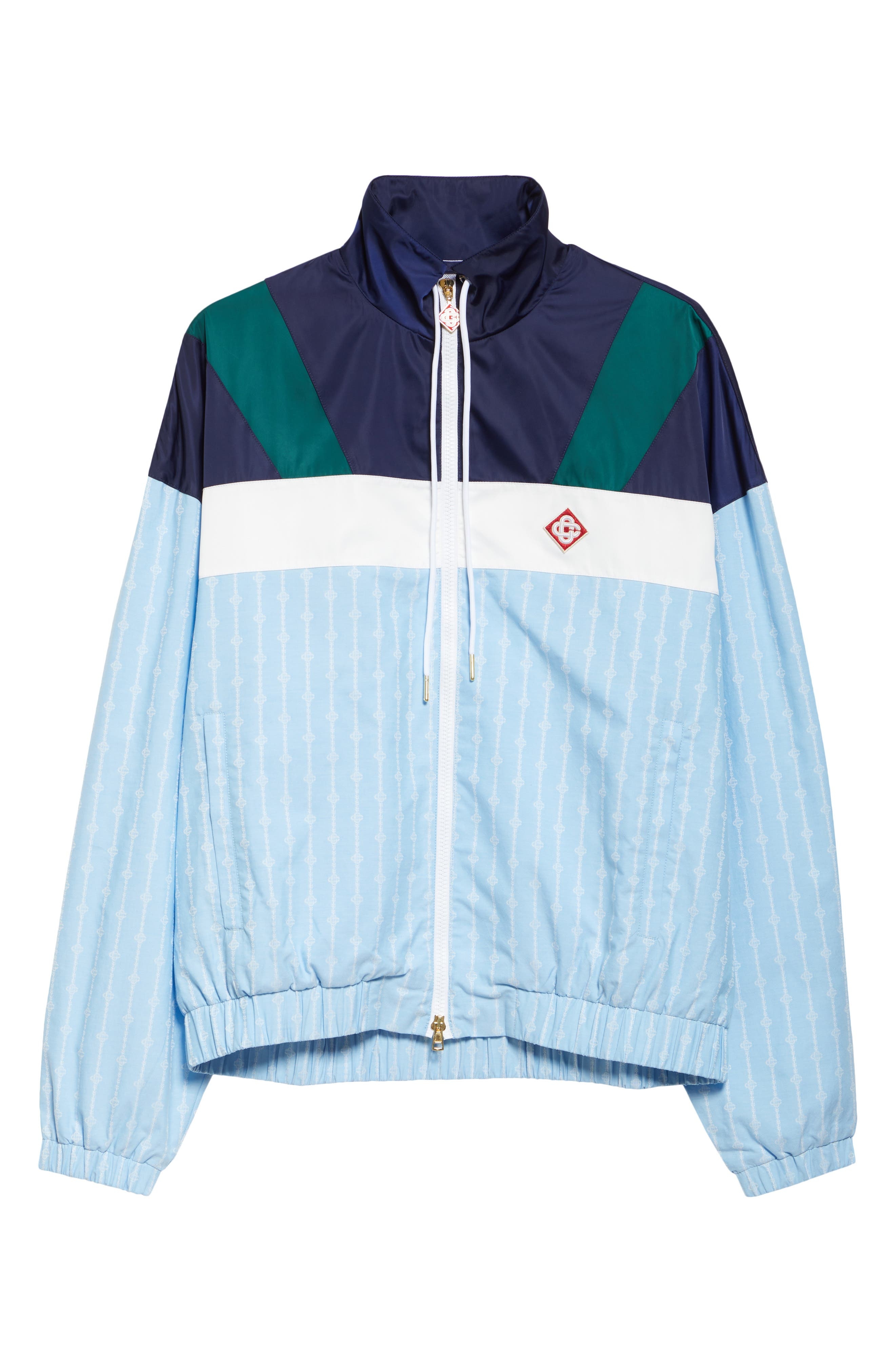 Casablanca Colorblock Track Jacket in Pin Stripe at Nordstrom - 7