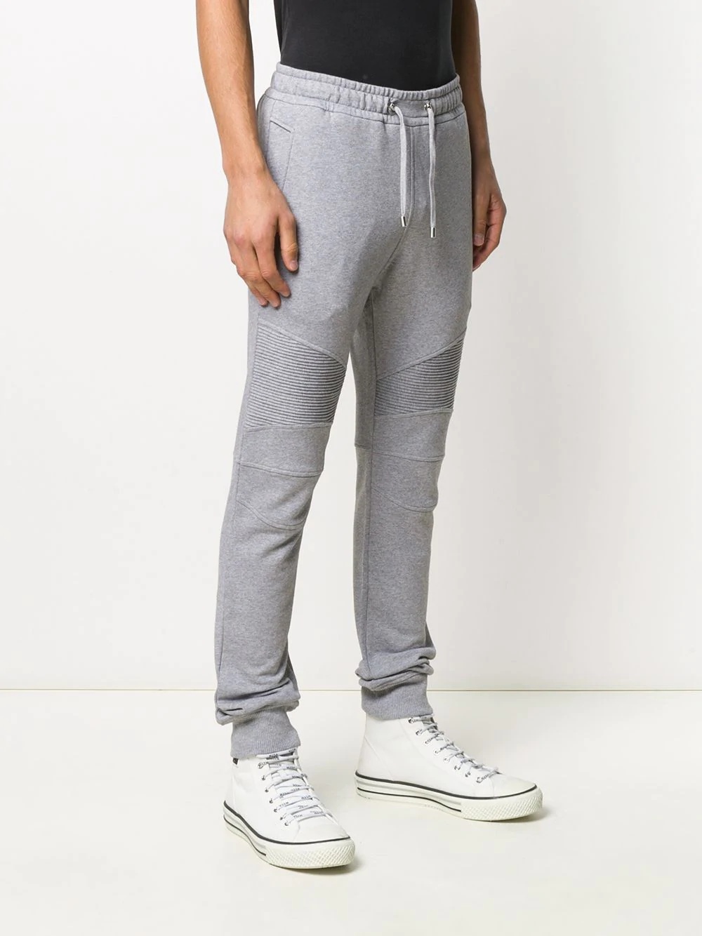 drawstring-waist track pants - 3