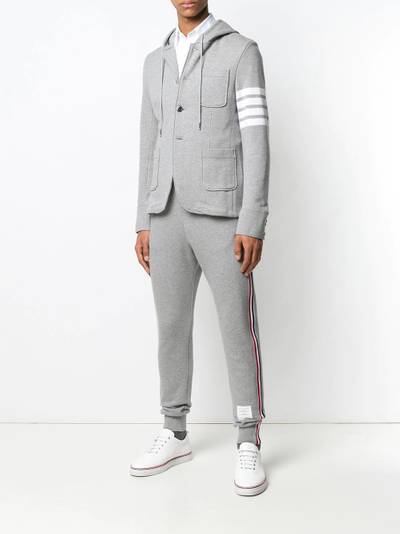 Thom Browne 4-bar Loopback Hooded Sport Coat outlook