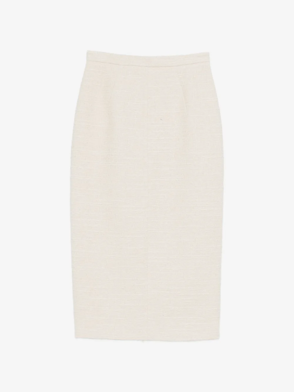 zip-fastening midi skirt - 1