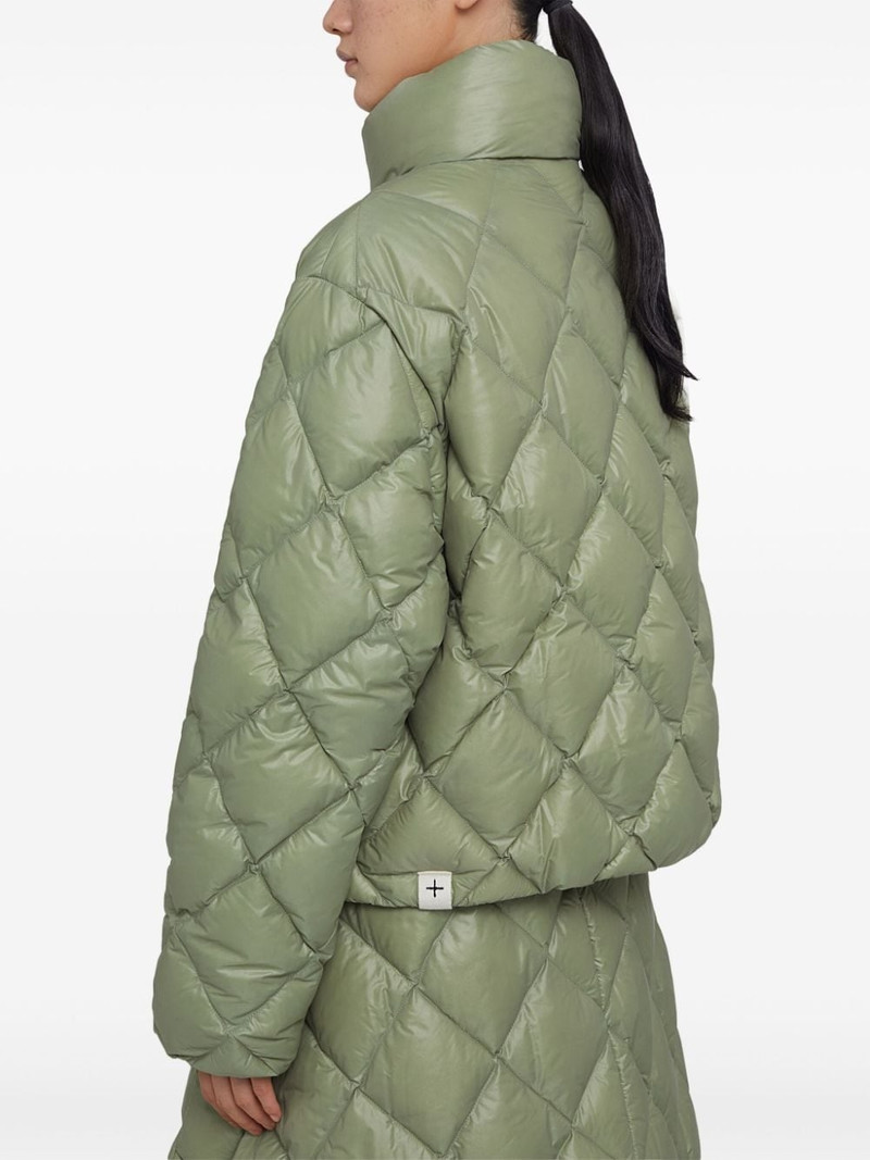 diamond-quilted puffer jacket 4