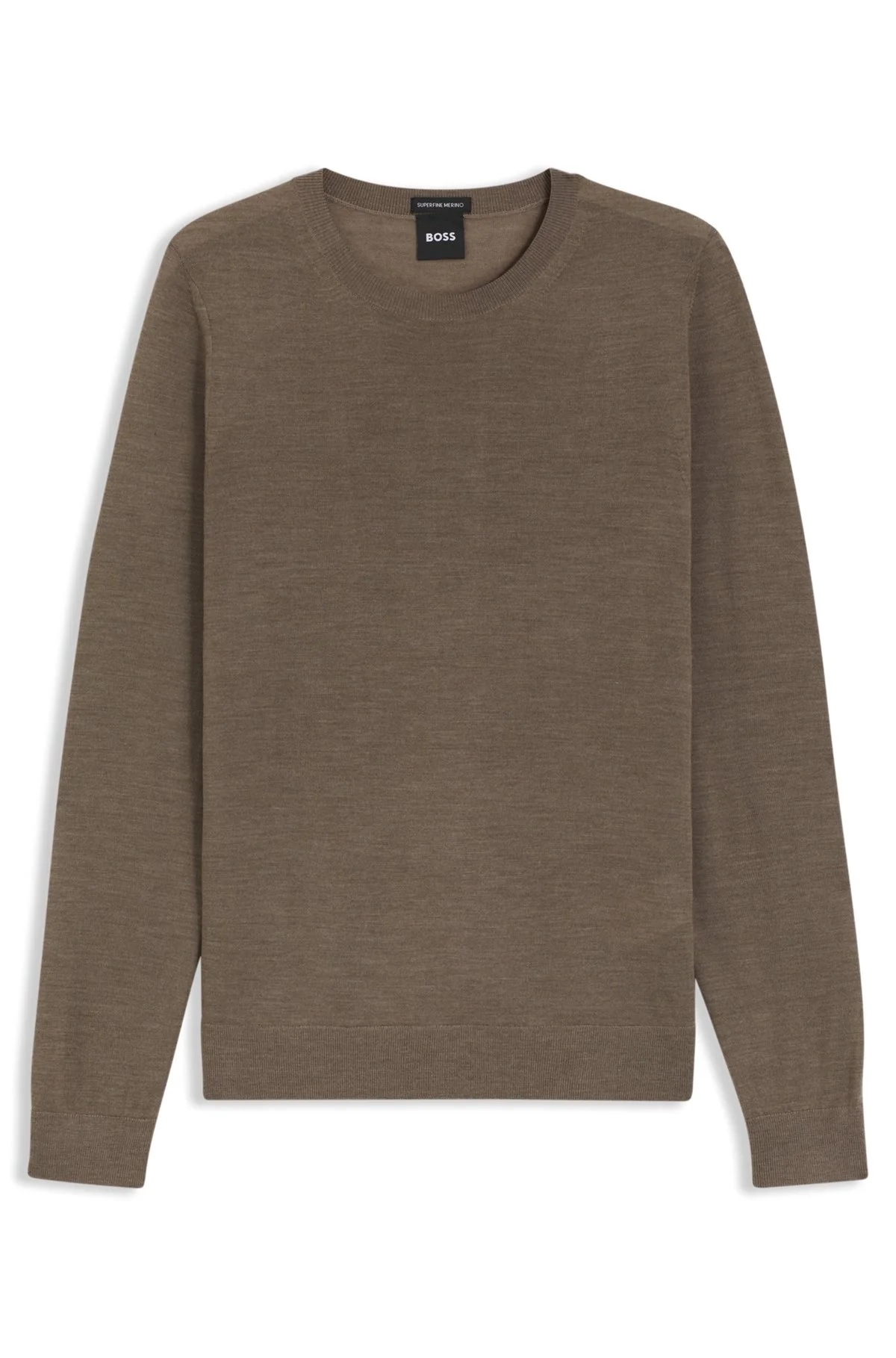 SLIM-FIT CREWNECK SWEATER IN MERINO WOOL - 1