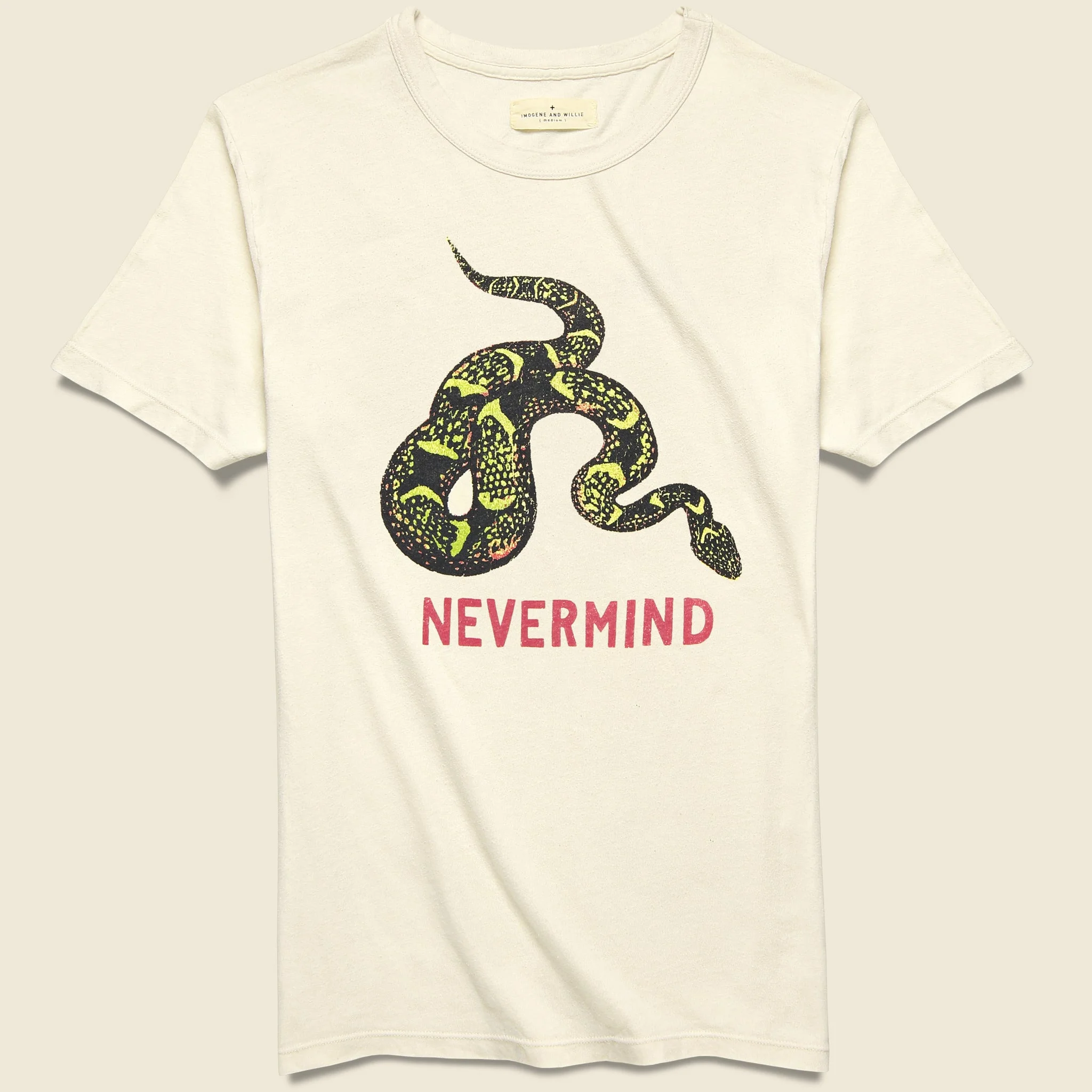 Nevermind Tee - Vintage White - 1
