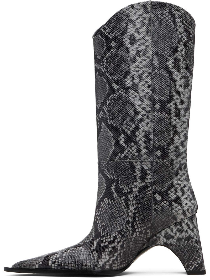 COPERNI Gray Bridge Cowboy Tall Boots outlook