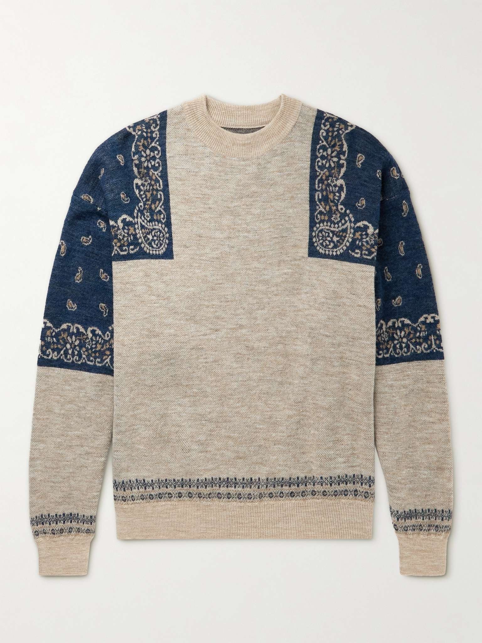 Wool-Jacquard Sweater - 1