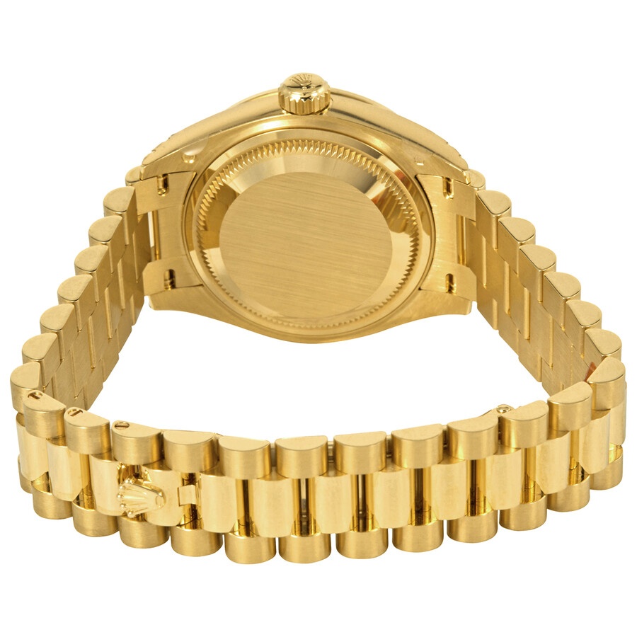 Rolex Lady-Datejust Mint Green Dial 18 Carat Yellow Gold President Watch 279138GNDP - 3