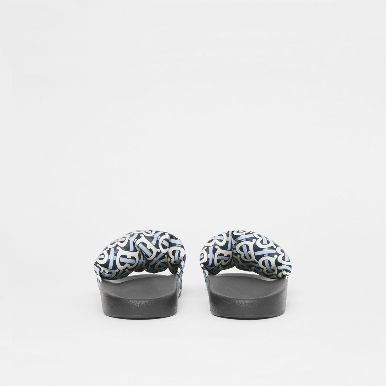 Monogram Print Lambskin Slides - 6
