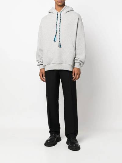 Alanui crochet-panel hoodie outlook