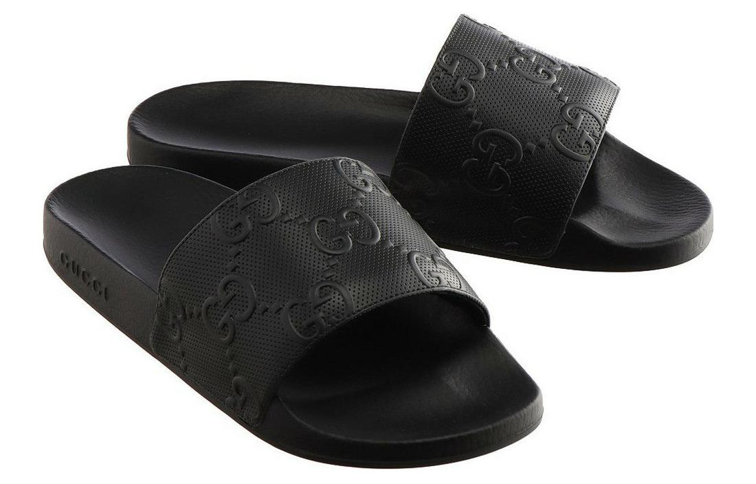 Gucci GG slide sandal 'Demetra Black' 681880-UKU00-1000 - 3