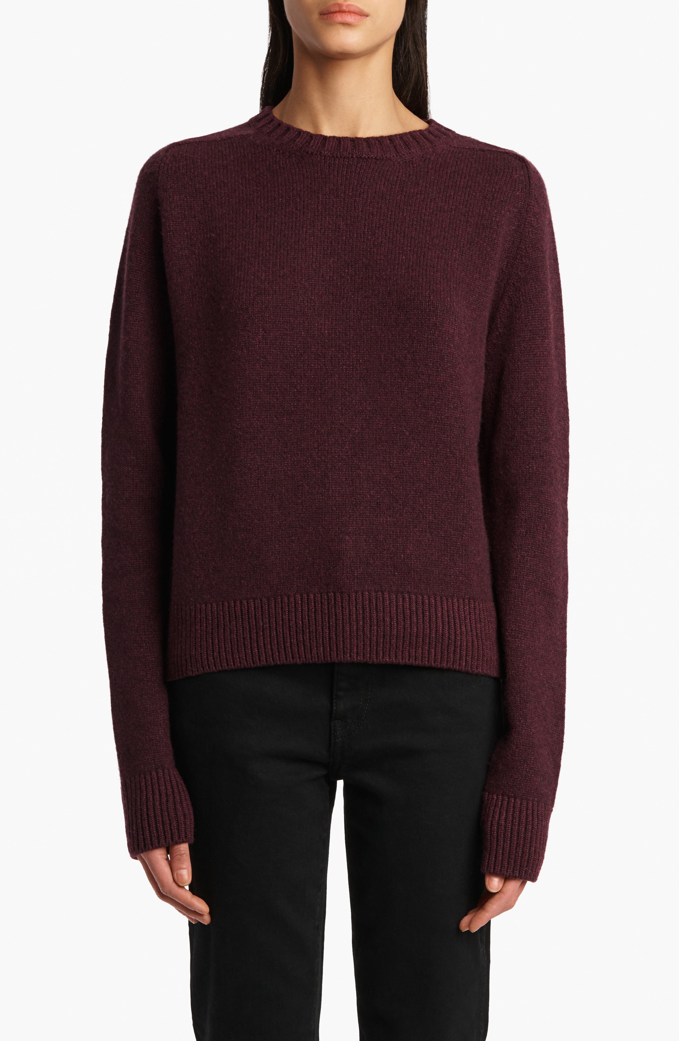 Khaite Nera Cashmere Sweater in Plum at Nordstrom - 1