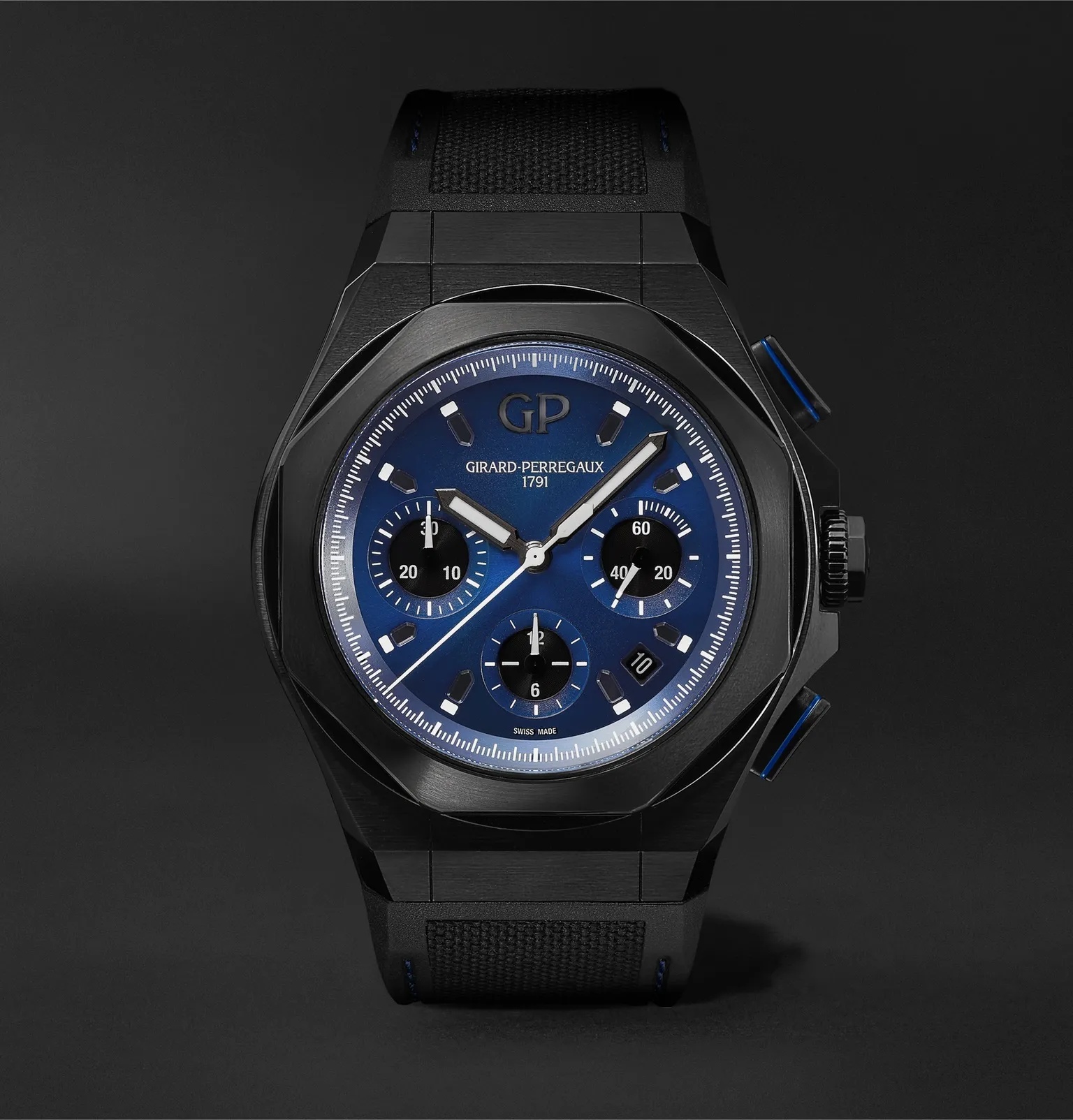 Laureato Absolute Automatic Chronograph 44mm Titanium and Rubber Watch, Ref. No. 81060-21-491-FH6A - 1