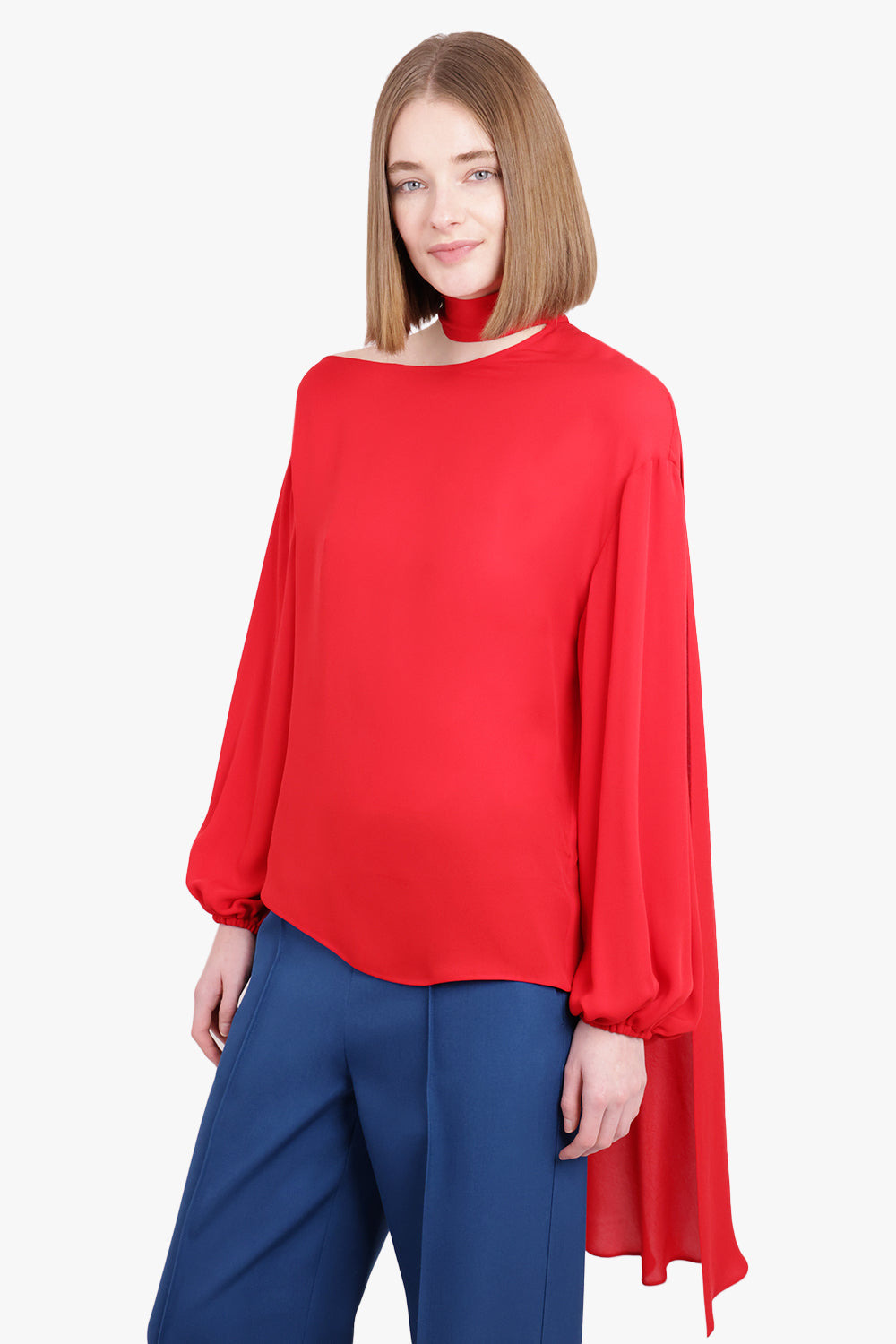 GEORGETTE TOP | ROSSO - 2