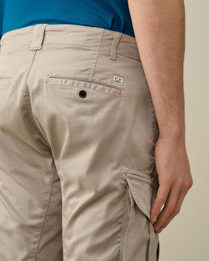 Stretch Sateen Cargo Shorts 5