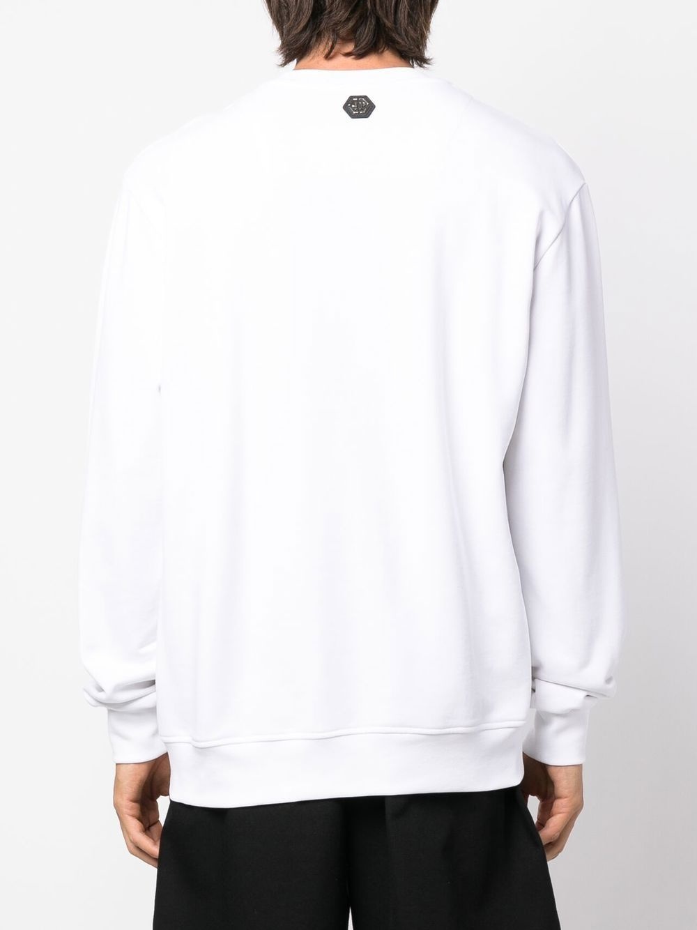 logo-print long-sleeve sweatshirt - 4