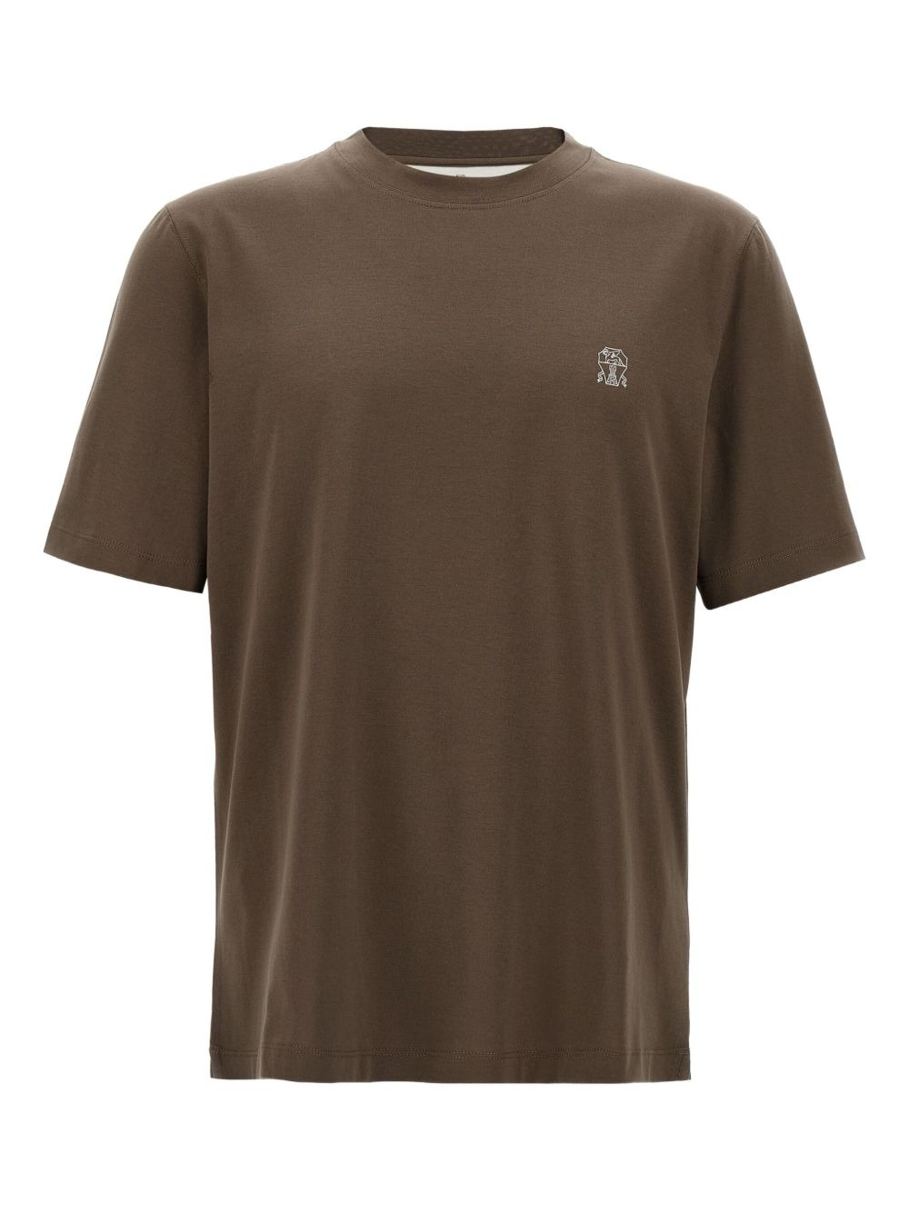 logo-print crew-neck T-shirt - 1