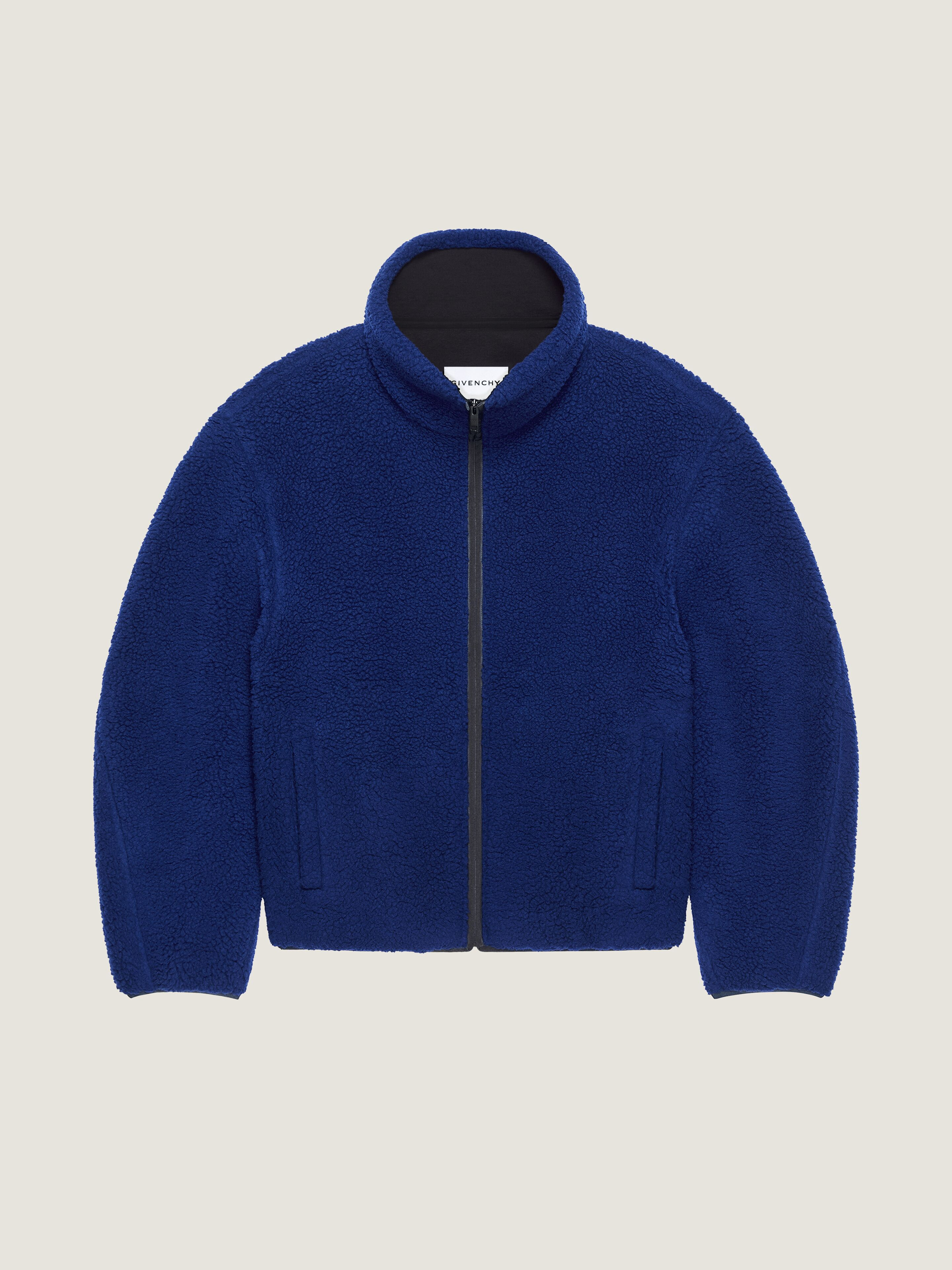 BOMBER IN WOOL FLEECE WITH GIVENCHY PARIS EMBROIDERY - 1