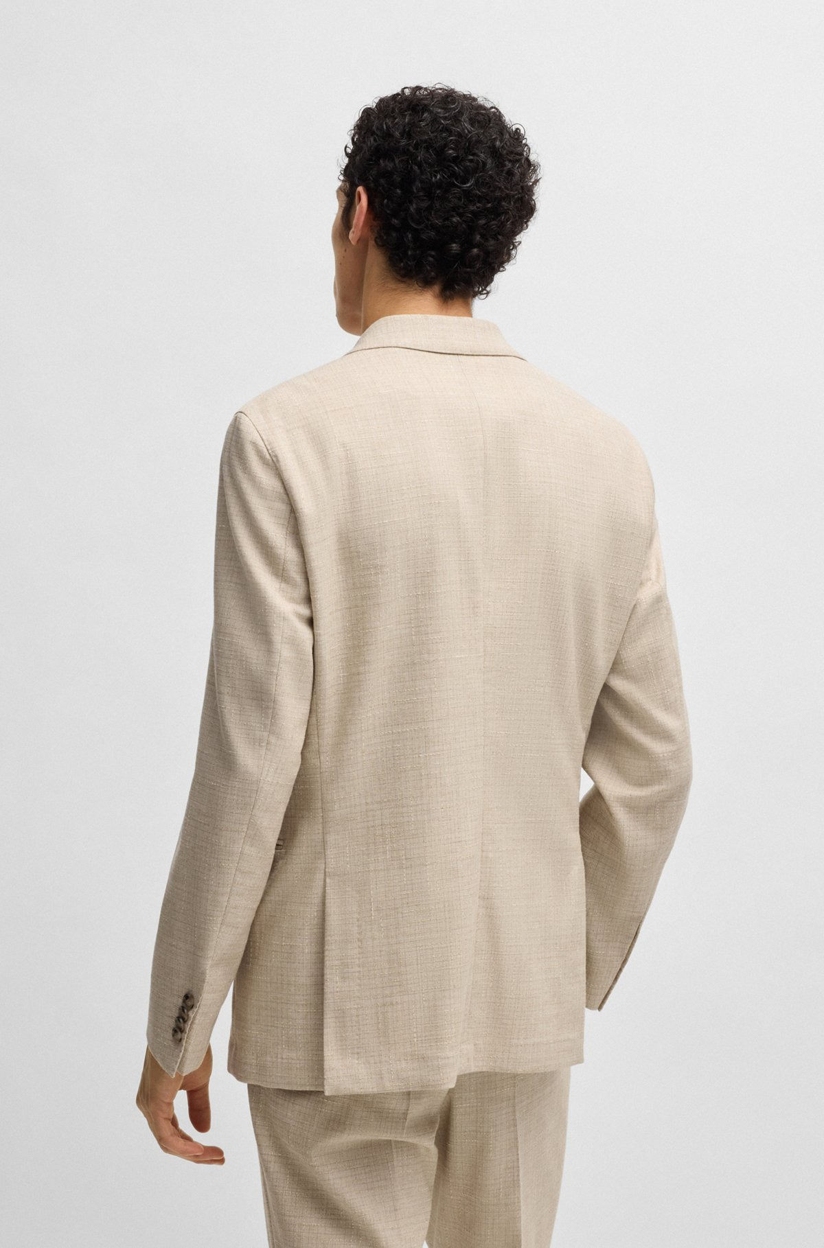 TWO-PIECE SUIT IN PATTERNED TWEED - 3