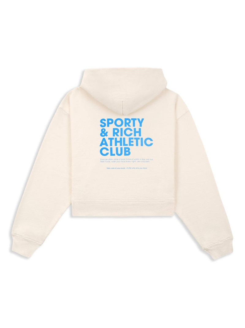 Sporty & Rich Exercise Often cropped hoodie outlook