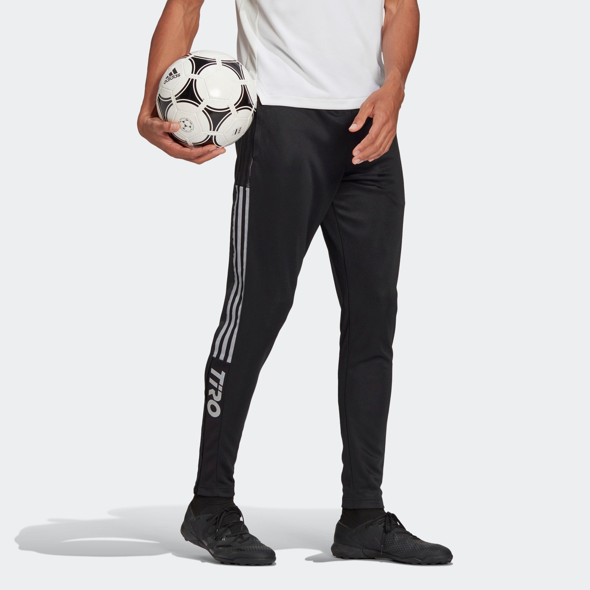 adidas Tiro Reflective Soccer/Football Training Sports Long Pants Black GM3878 - 2