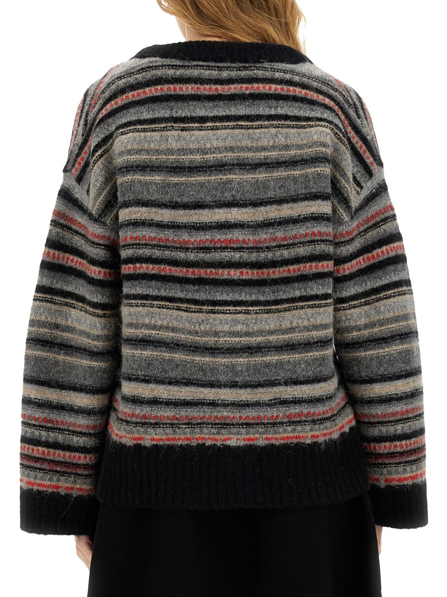 Ganni Women Boxy Fit Cardigan - 3