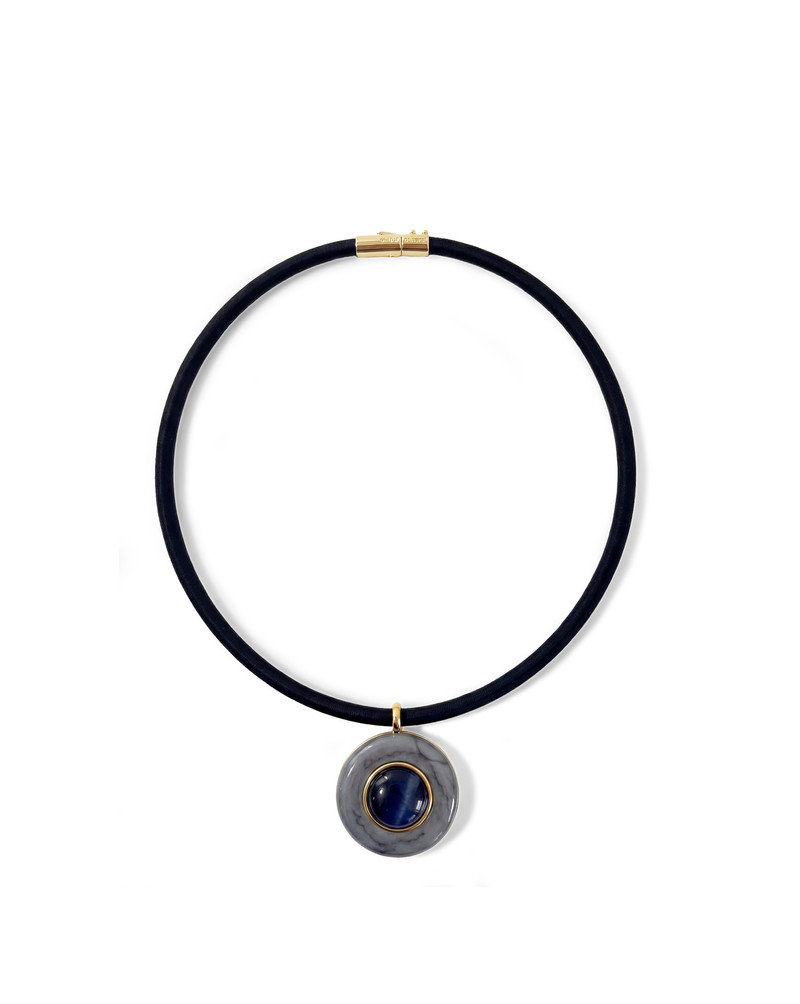 VERONICA BEARD ROUND DOUBLET PENDANT NECKLACE outlook