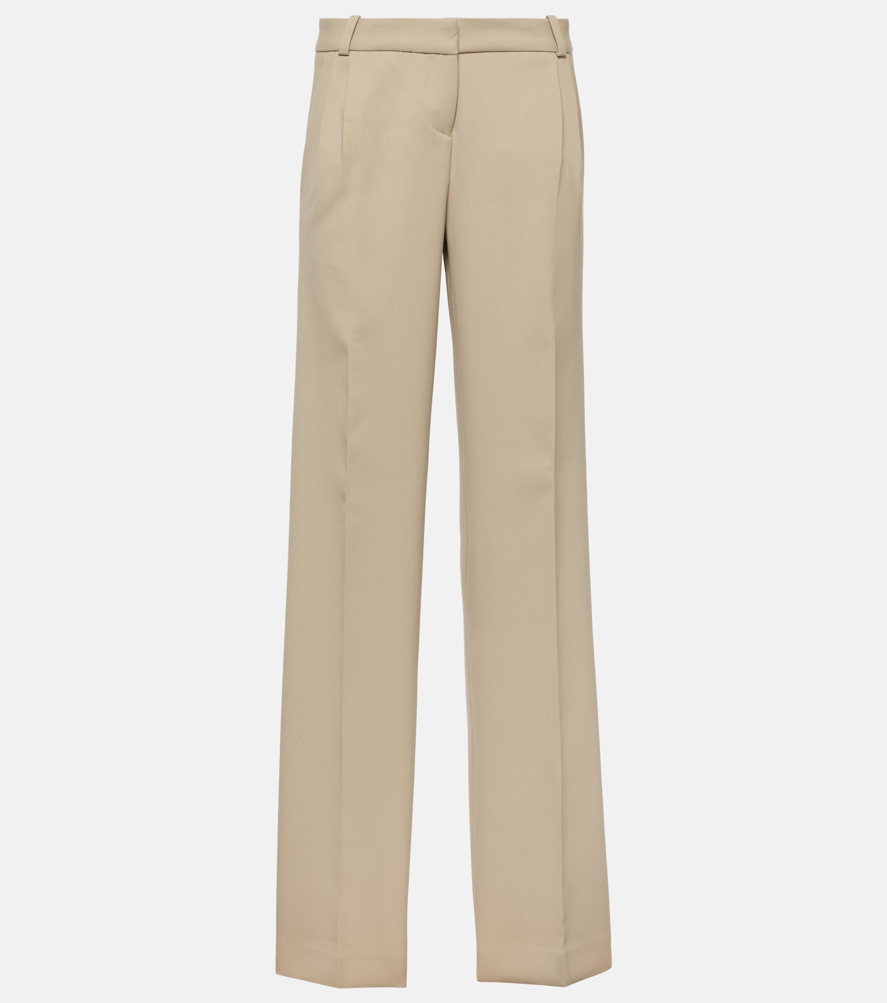 Low-rise straight pants - 1