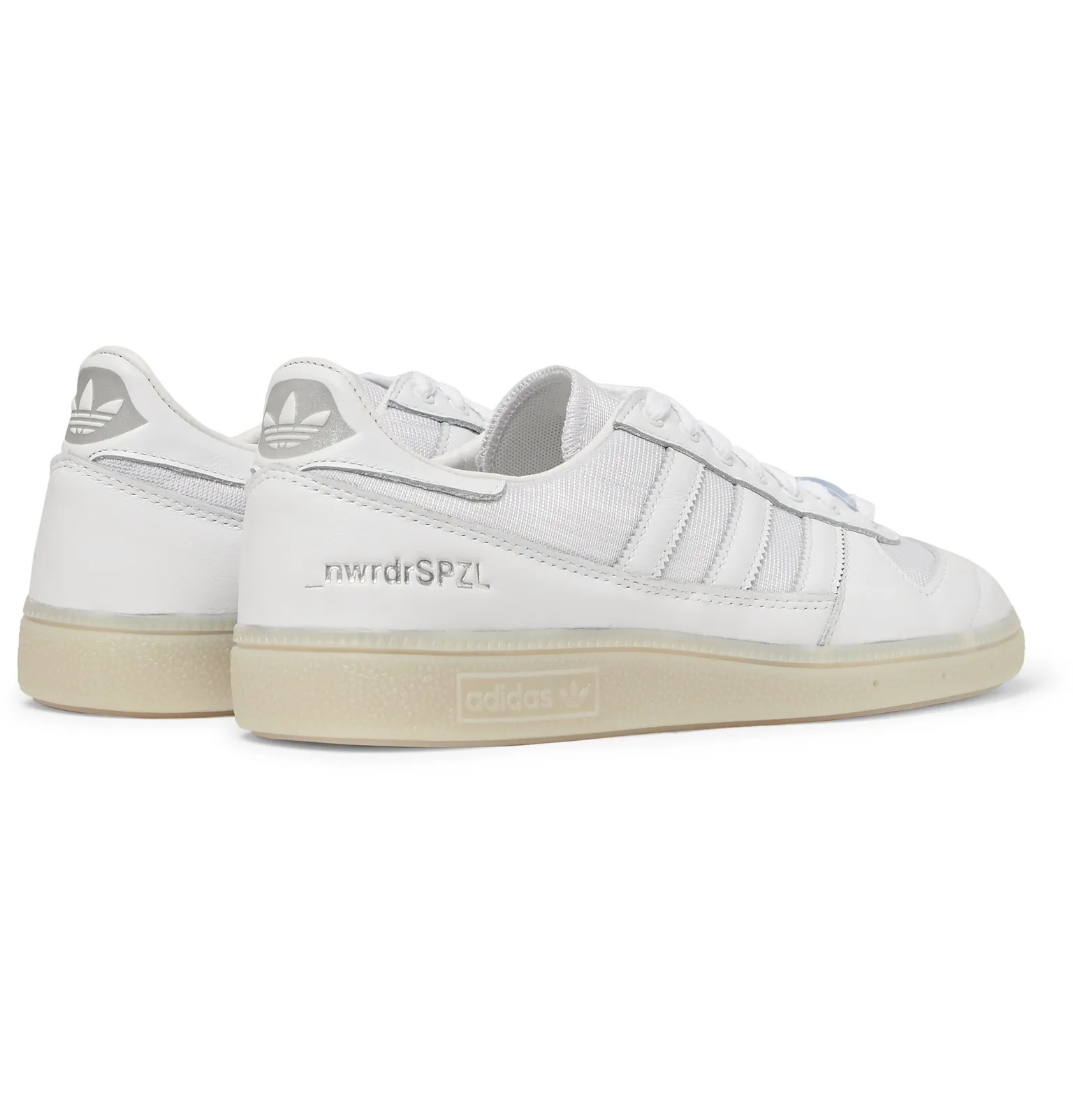 + New Order SPEZIAL Wilsy Leather and Reflective-Mesh Sneakers - 5