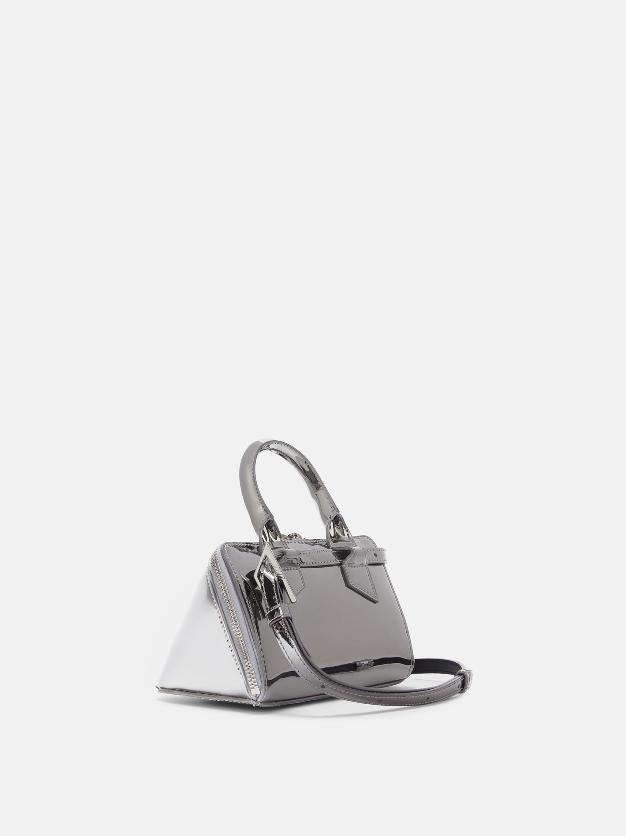 ''FRIDAY'' SILVER MINI HANDBAG - 3