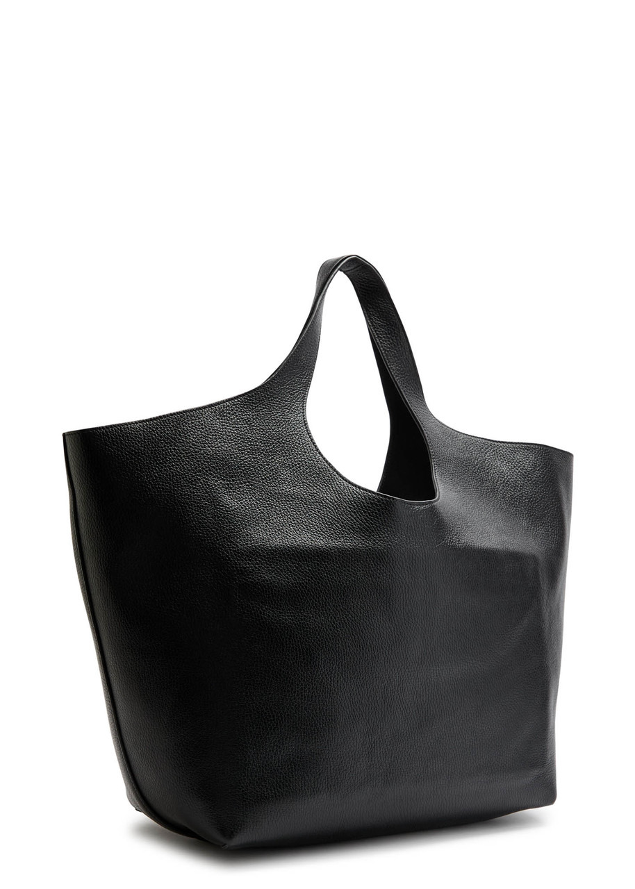 Anine Bing Lili Logo-embossed Leather Tote - 2
