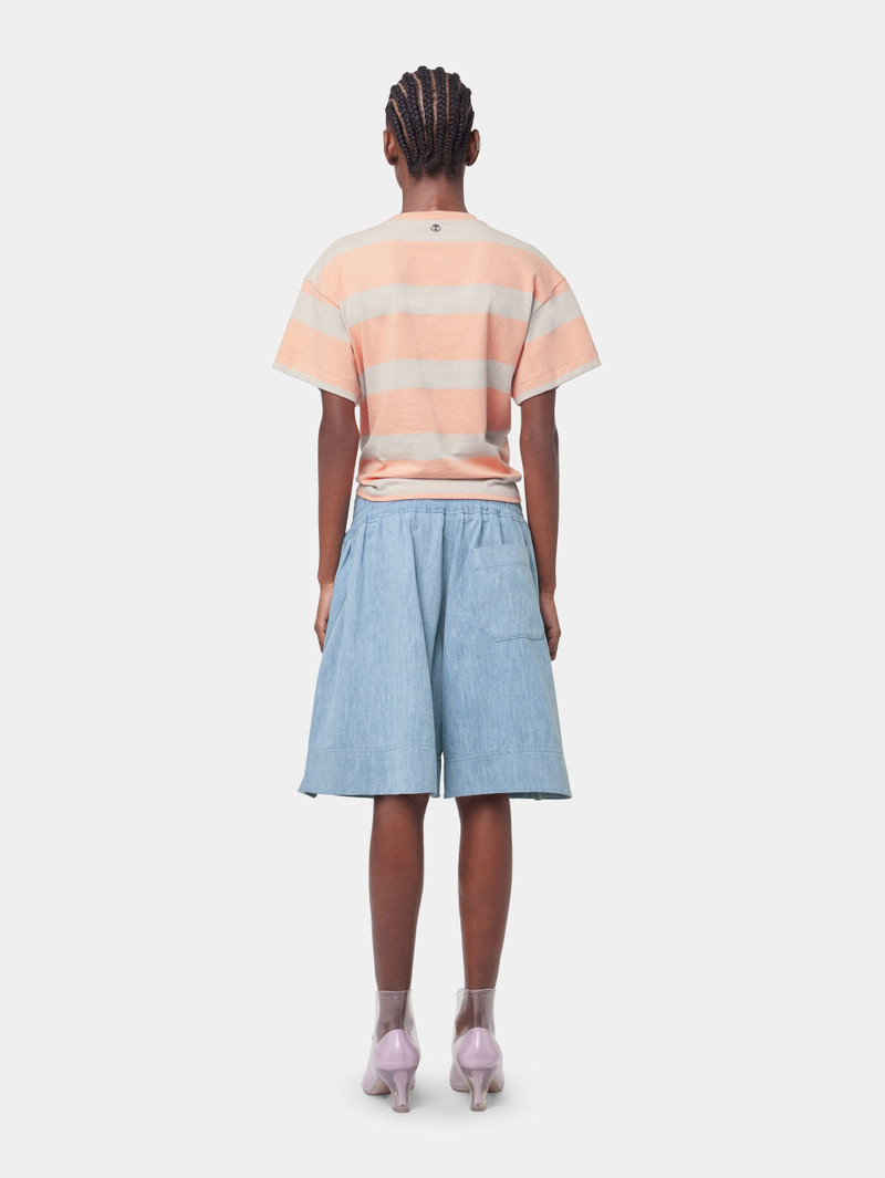 LIGHT BLUE BERMUDA SHORTS IN DENIM 6