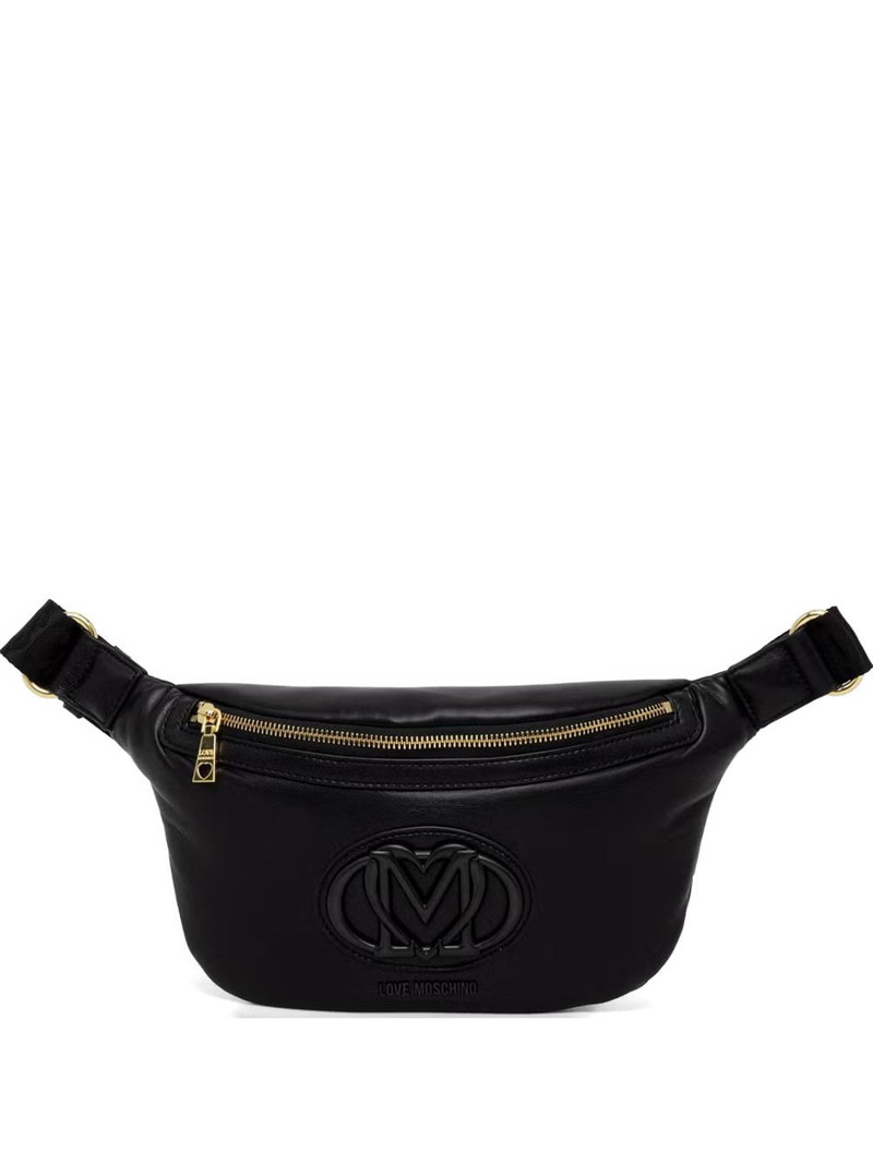 logo-plaque belt bag 1