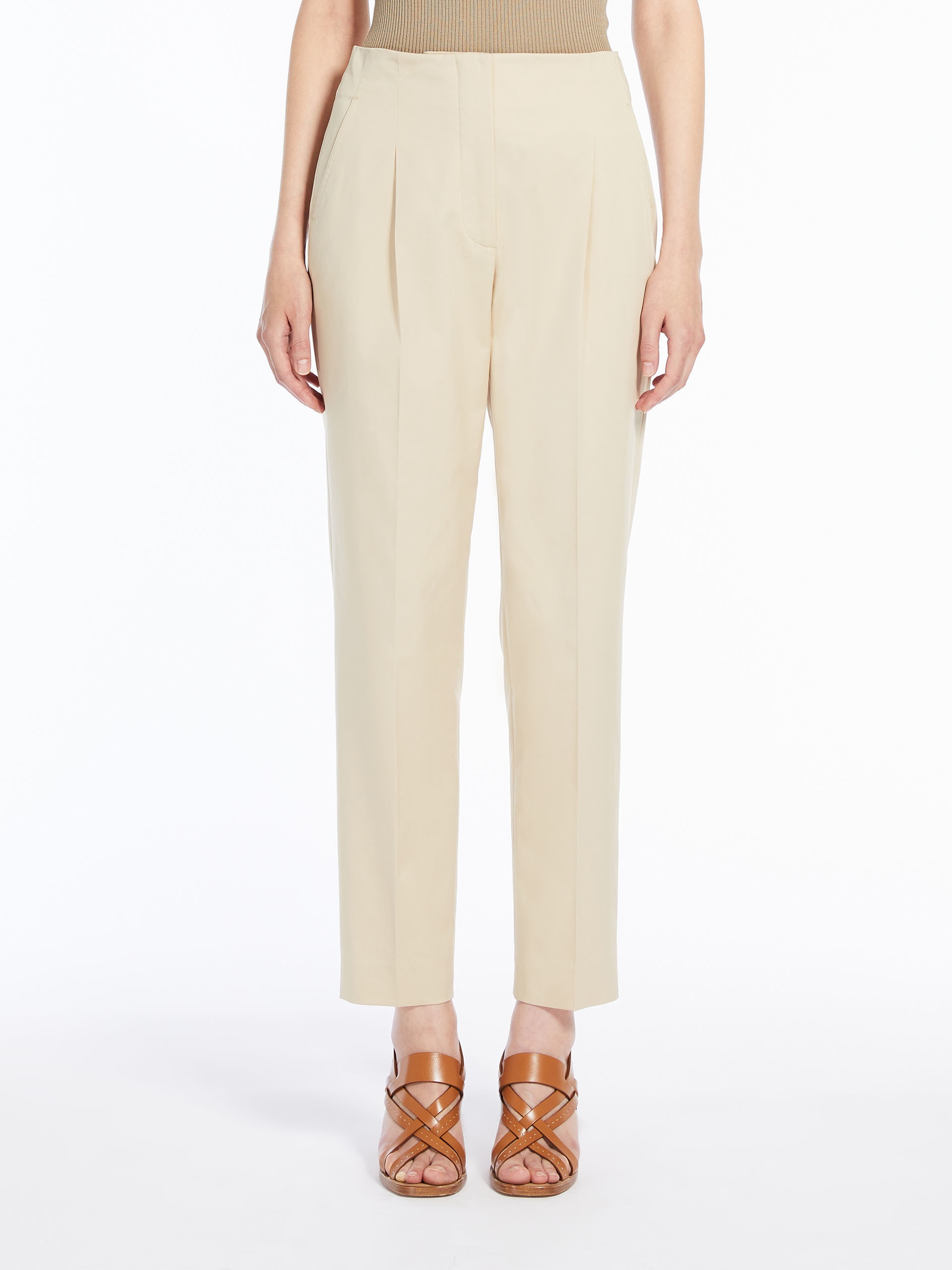 EMPOLI Stretch gabardine slim trousers - 3