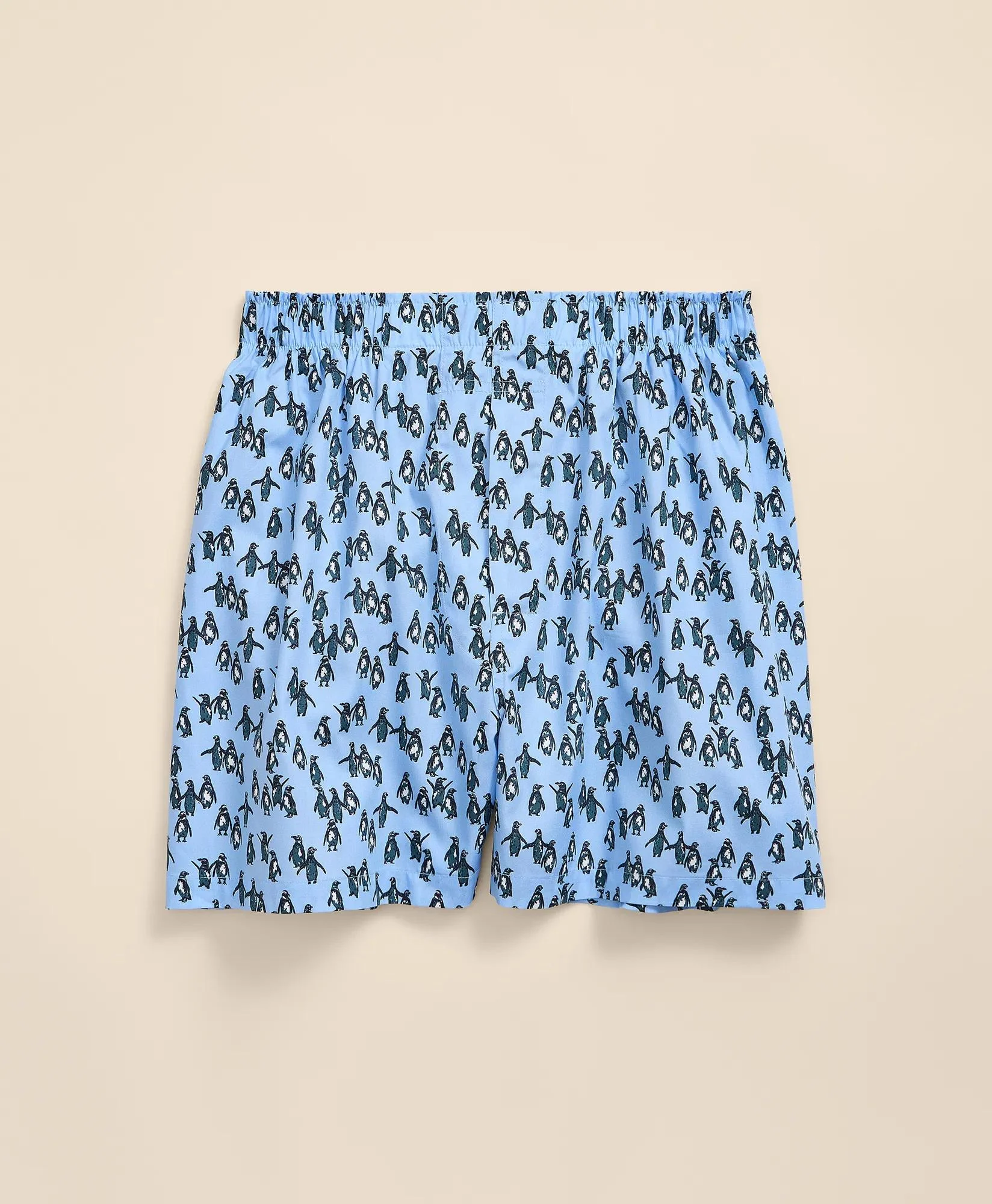 Cotton Broadcloth Penguin Motif Boxers - 1