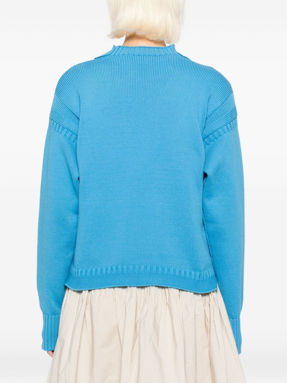 cotton-blended jumper - 4