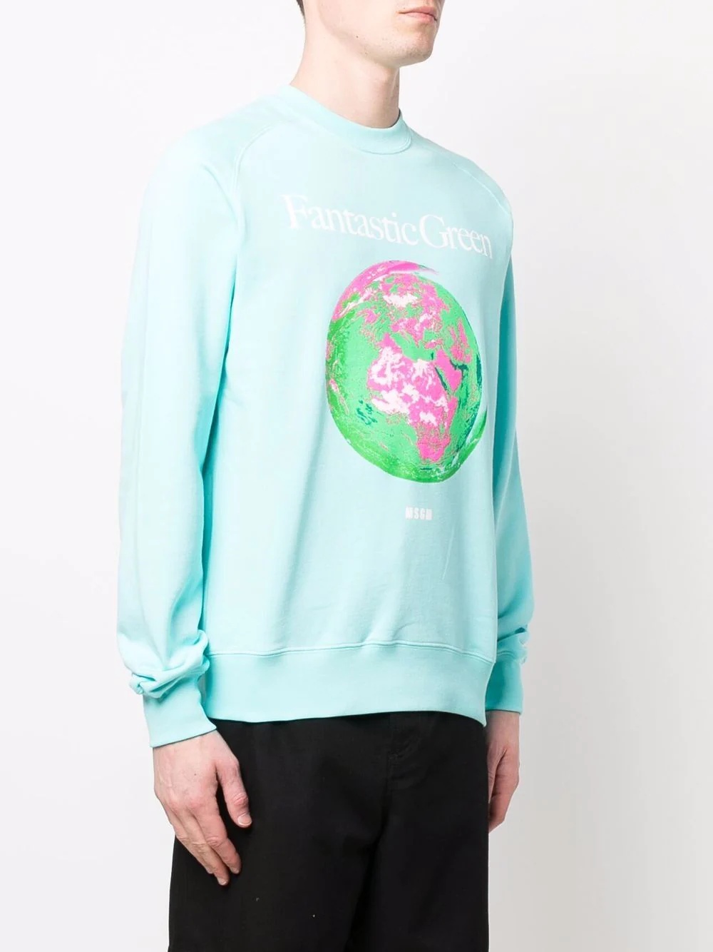 graphic-print organic-cotton sweatshirt - 3