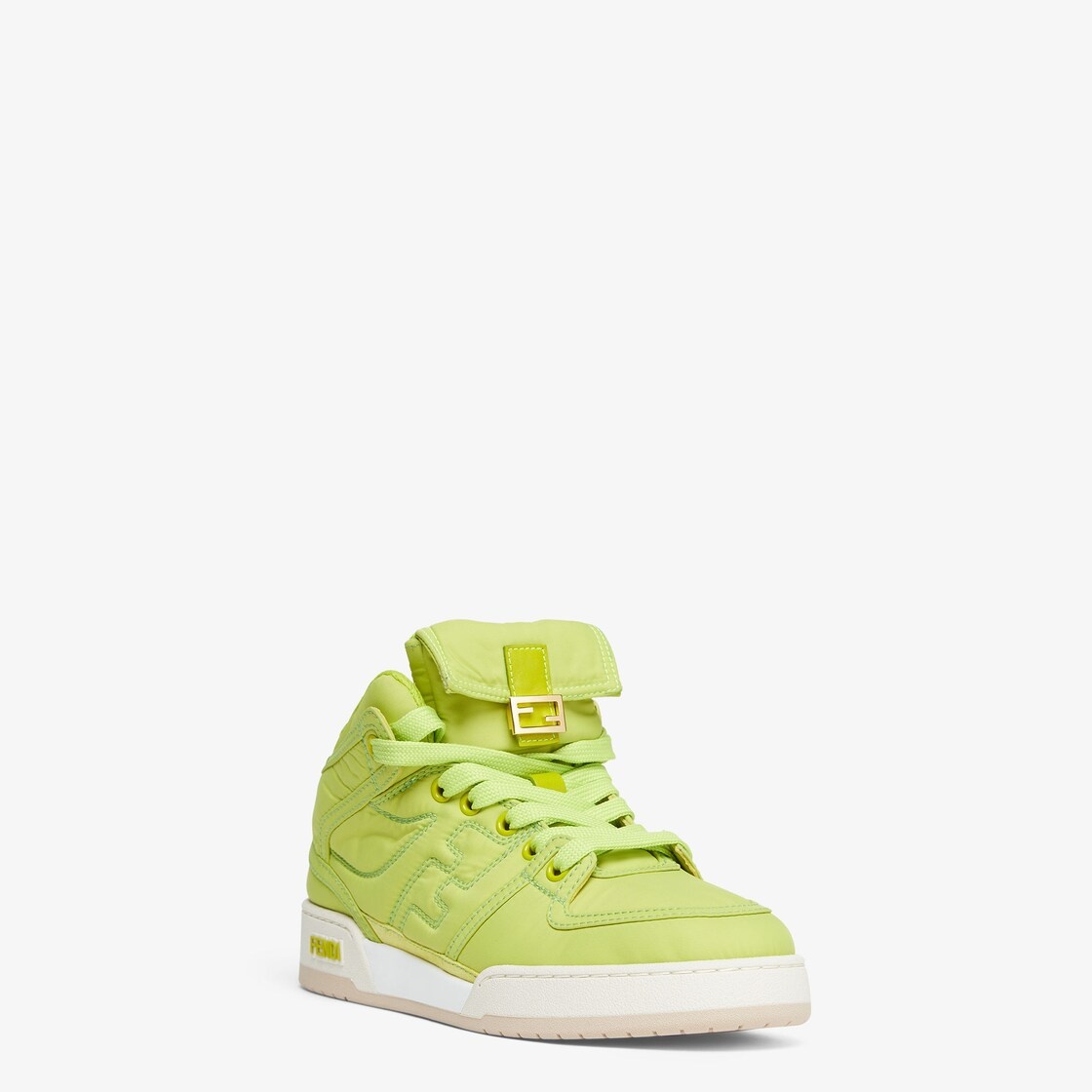 Acid green nylon high-tops - 3