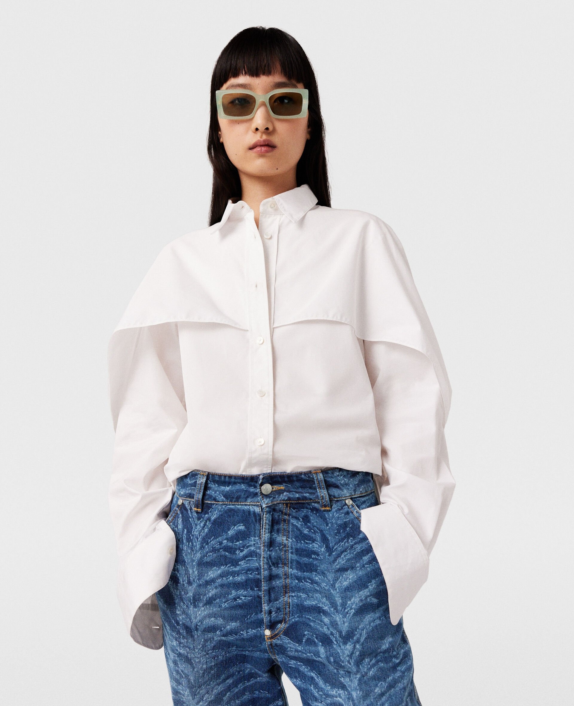 Cape Layer Long Sleeve Shirt - 4