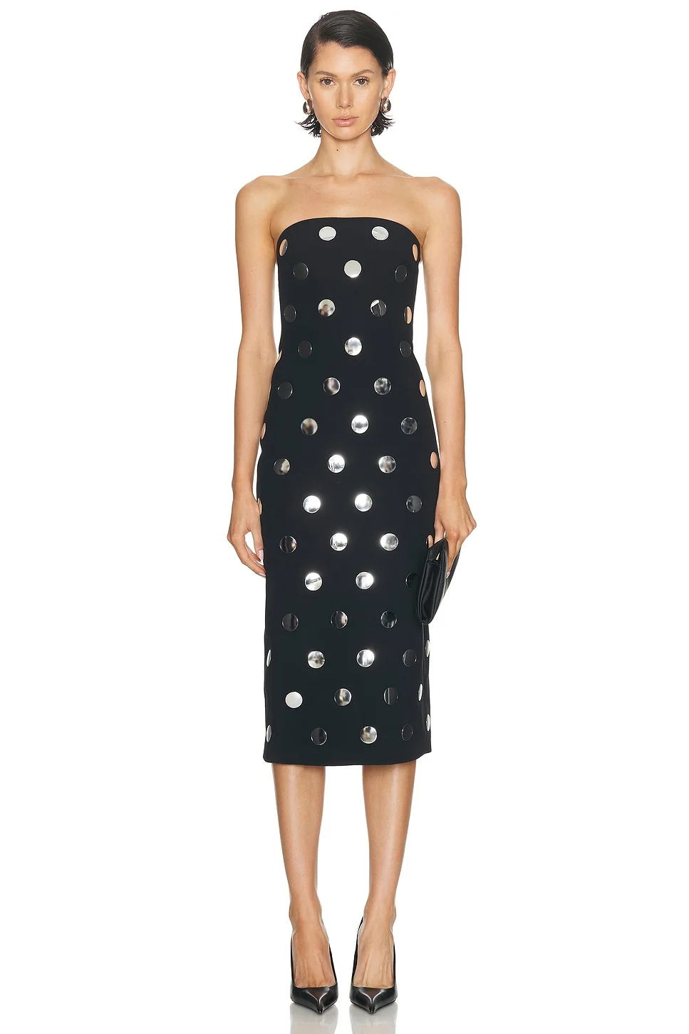Allover Polka Dot Dress - 1
