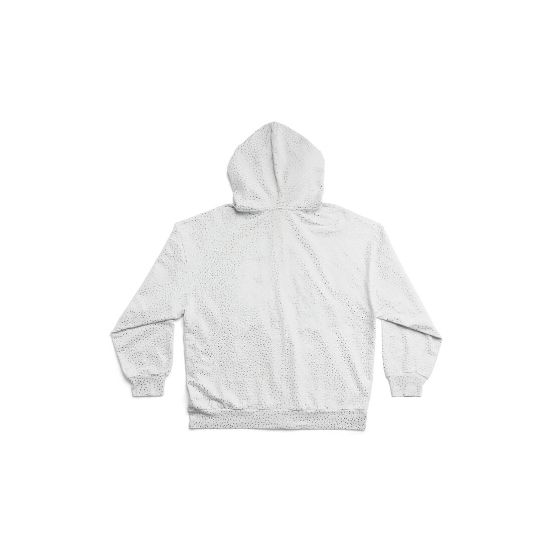 Zip-up Hoodie Small Fit in White - 6