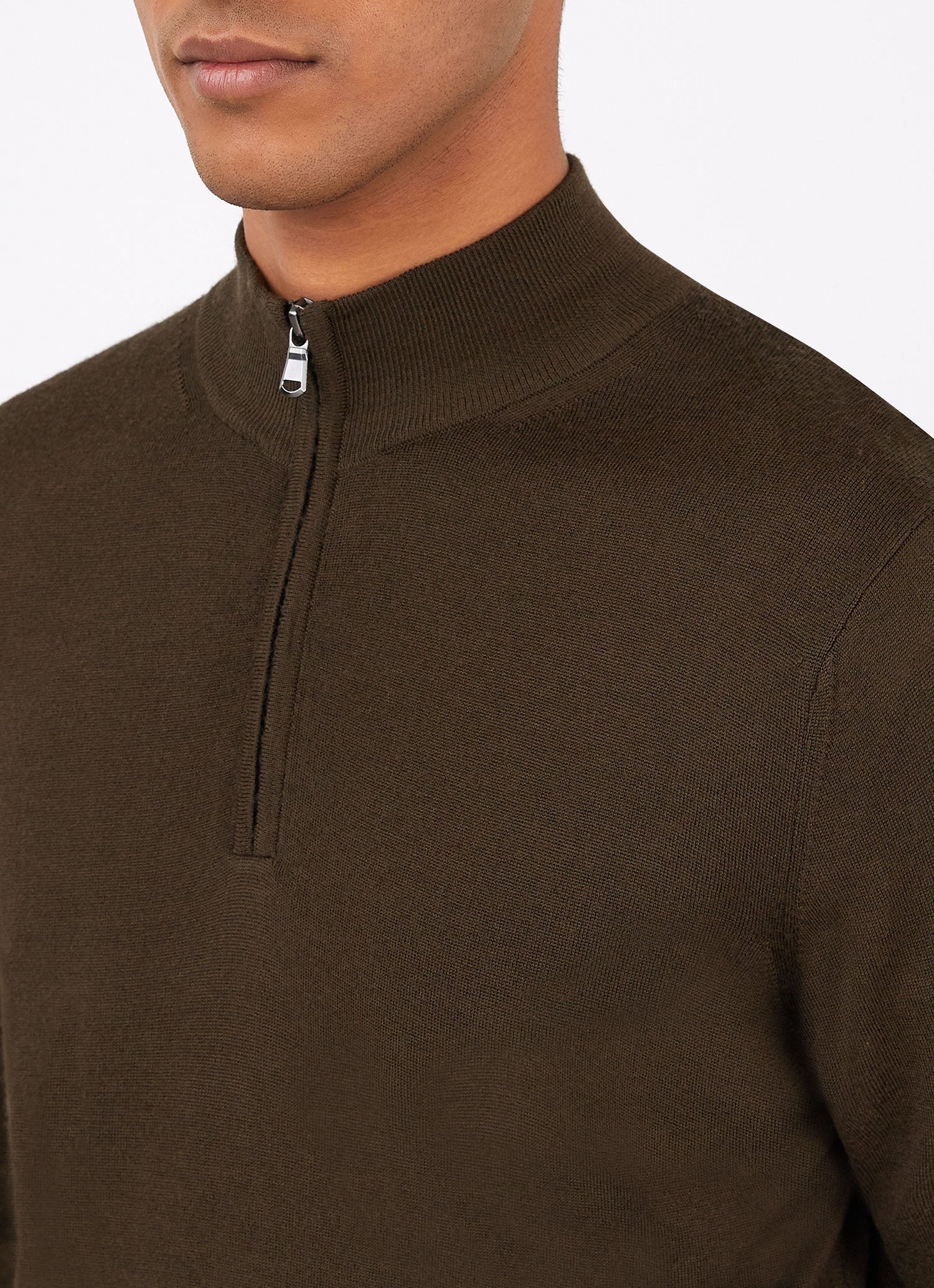Fine Merino Wool Zip Neck - 5