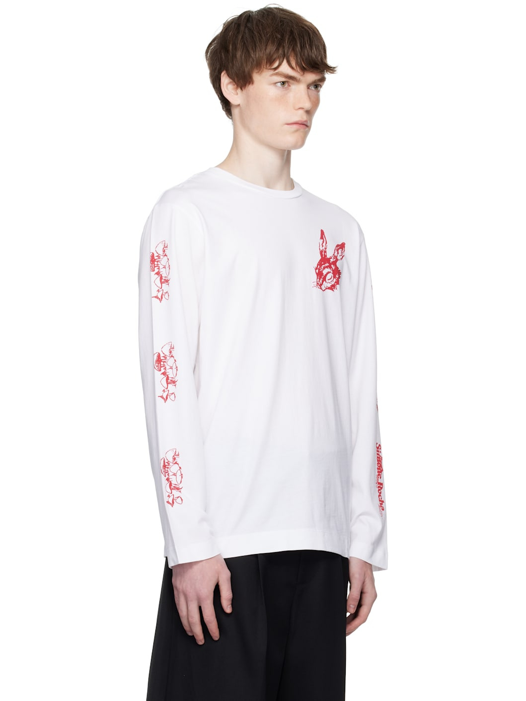 White Tortoise & Hare Long Sleeve T-shirt - 2